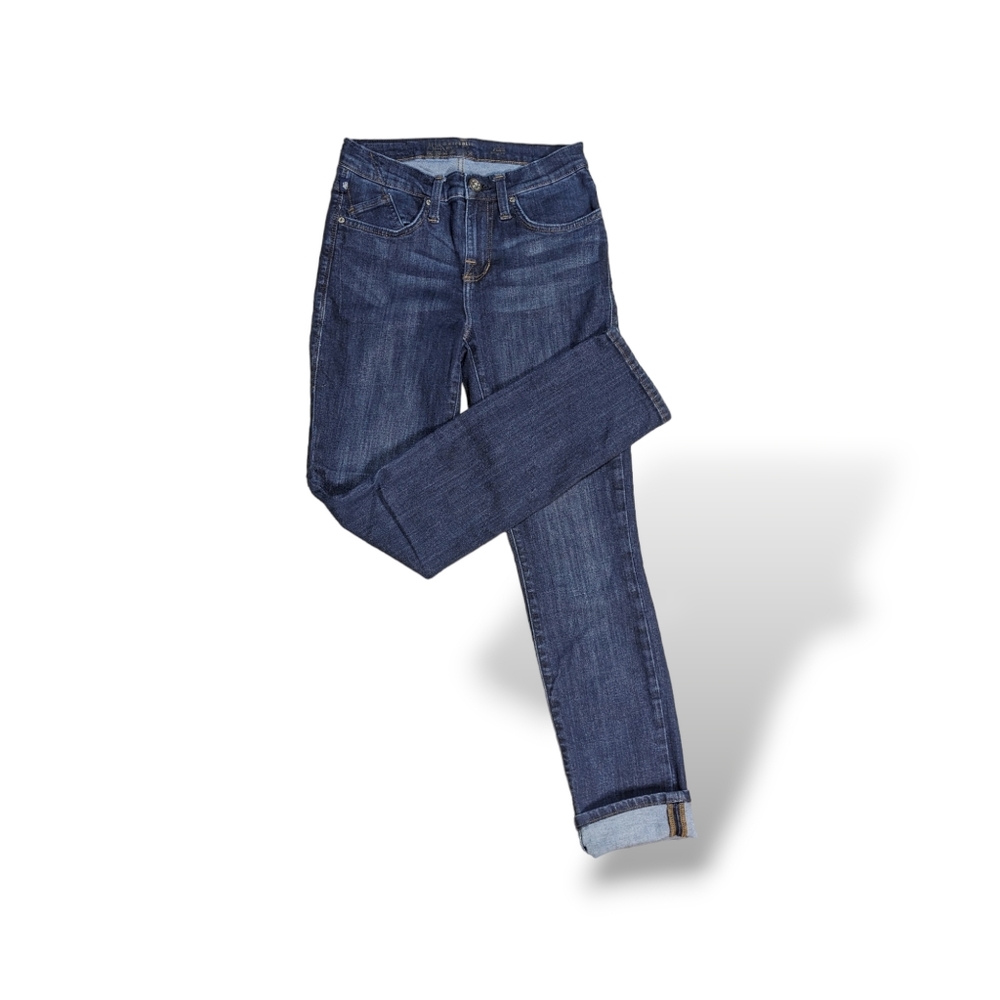 Woman's Dark Blue Slimming Denim Skirt nny Jeans by Rock & Republic,SZ 6